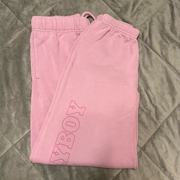 Pacsun Playboy Bunny Women Joggers Fleece Sweatpants, Size Small EUC - Picture 7 of 9